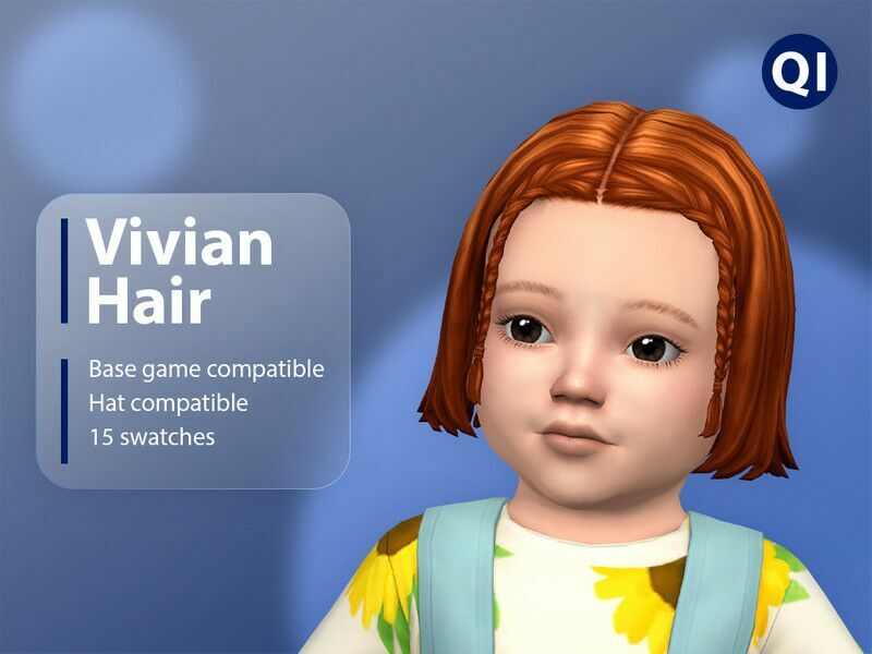 Vivian Hair / Female Sims 4 CC