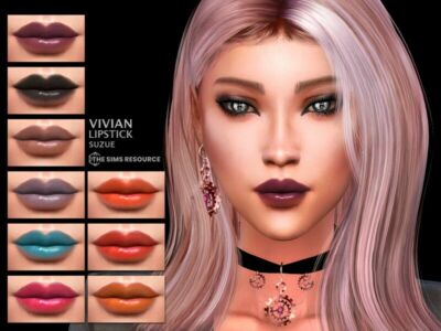 Vivian Lipstick N73 Sims 4 CC