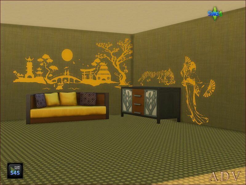 sims 4 cc wall decals 7