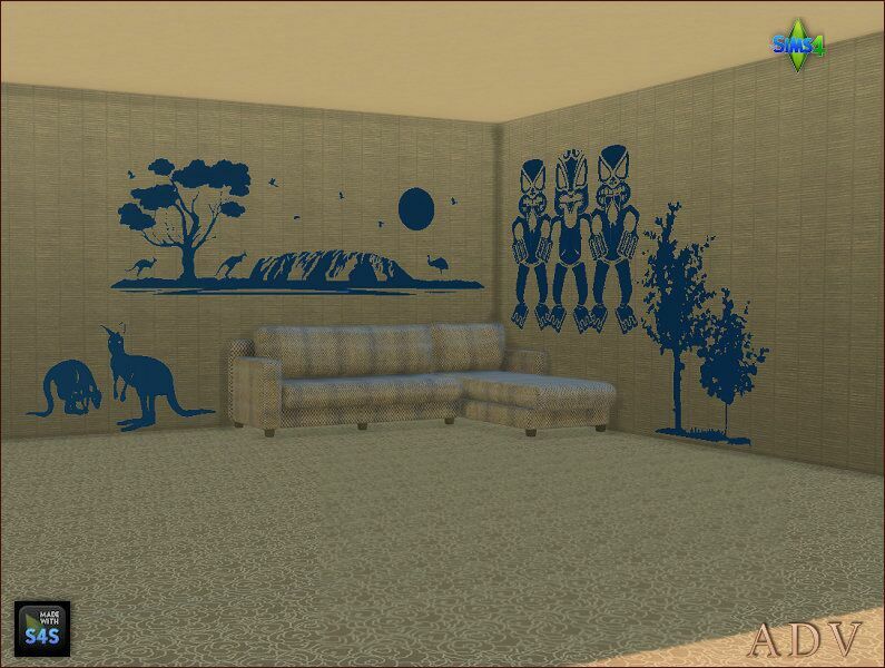 sims 4 cc wall decals 9