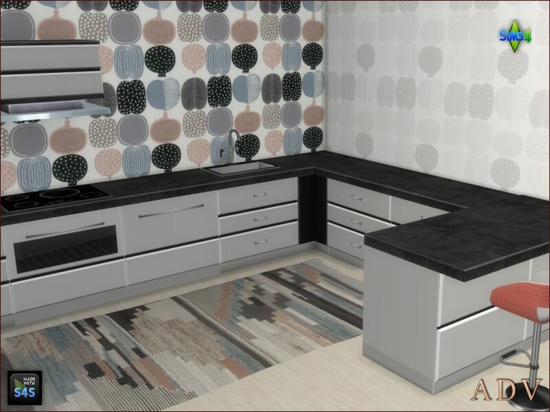 sims 4 cc wallpapers floors and rugs for the kitchen 11