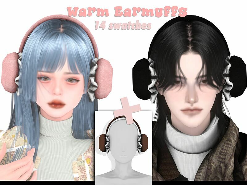 Warm Earmuffs Sims 4 CC