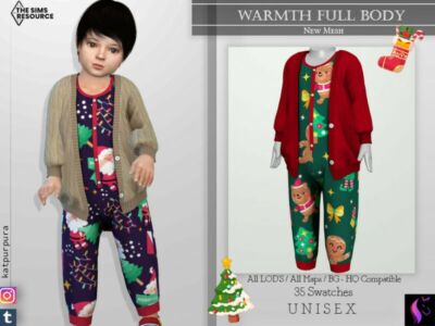 Warmth Full Body By Katpurpura Sims 4 CC