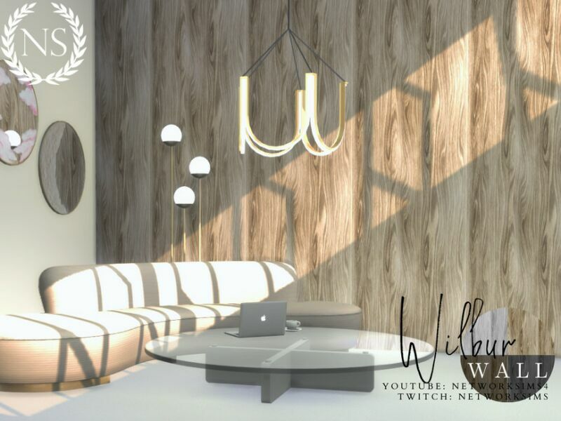 Wilbur Wooden Wall By Networksims Sims 4 CC