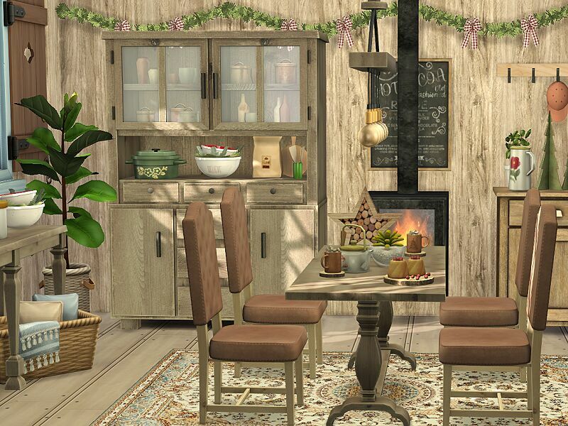 Winter Dining – CC Needed By Flubs79 Sims 4 CC