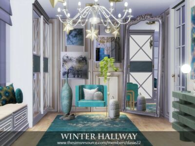 Winter Hallway By Dasie2 Sims 4 CC