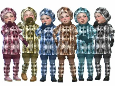 Winter Outfit Toddlers By Trudieopp Sims 4 CC