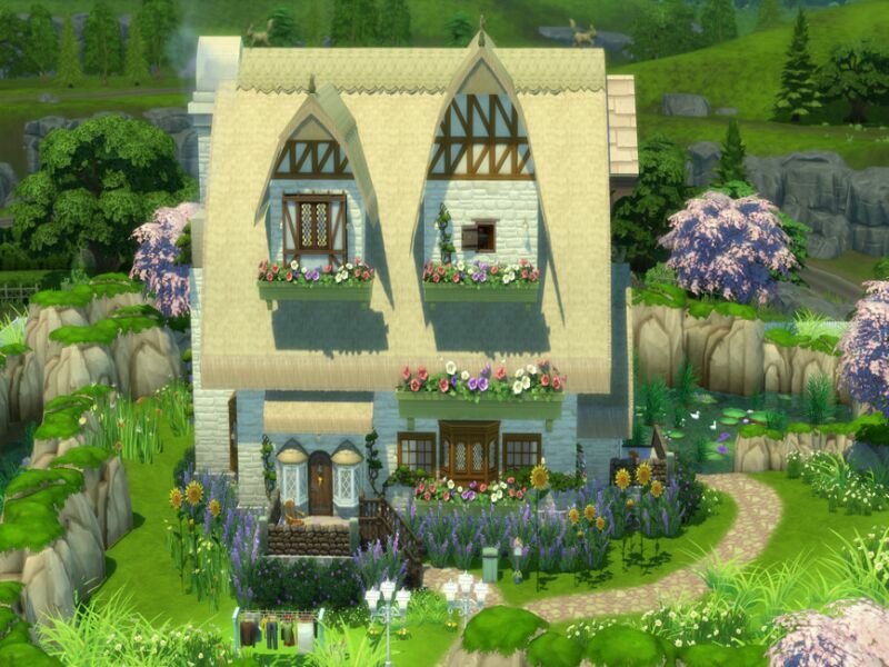 Witch Princess Cottage By Susancho93 Sims 4 CC