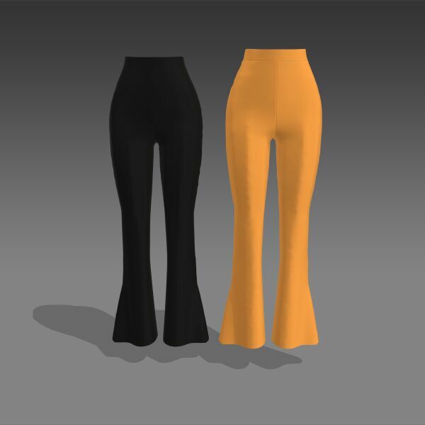 sims 4 cc women pants color 2