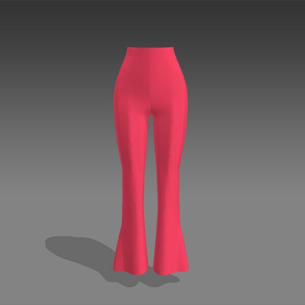 sims 4 cc women pants color 3