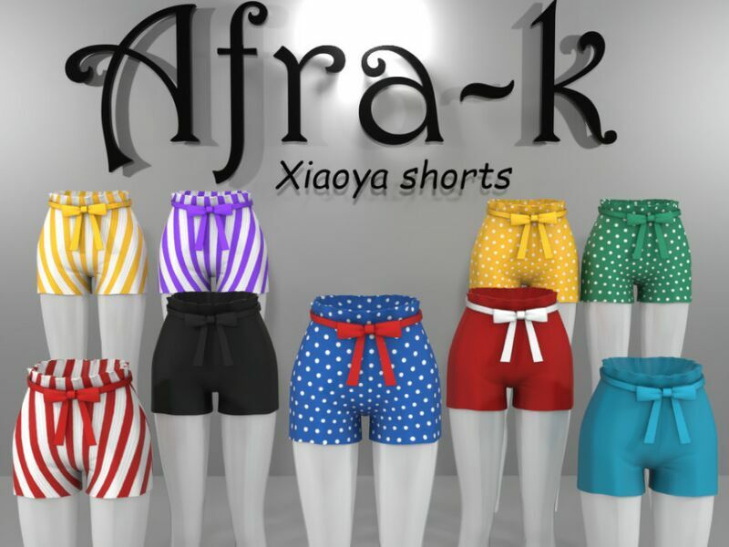 sims 4 cc xiaoya shorts by akaysims 2