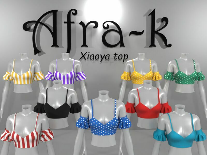 sims 4 cc xiaoya top by akaysims 2