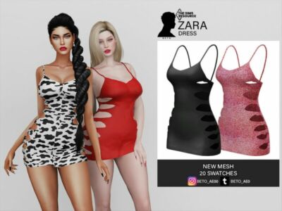 Zara (Dress) Sims 4 CC