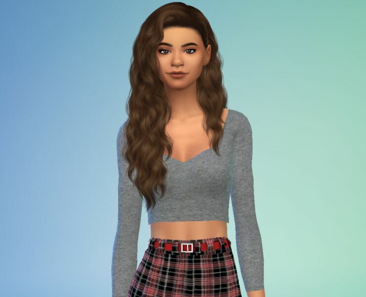 sims 4 cc zendaya cas by creationpane 2