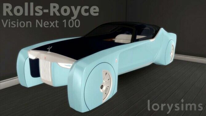 2016 Rolls-Royce 103 EX Vision Next 100 By Lorysims Sims 4 CC