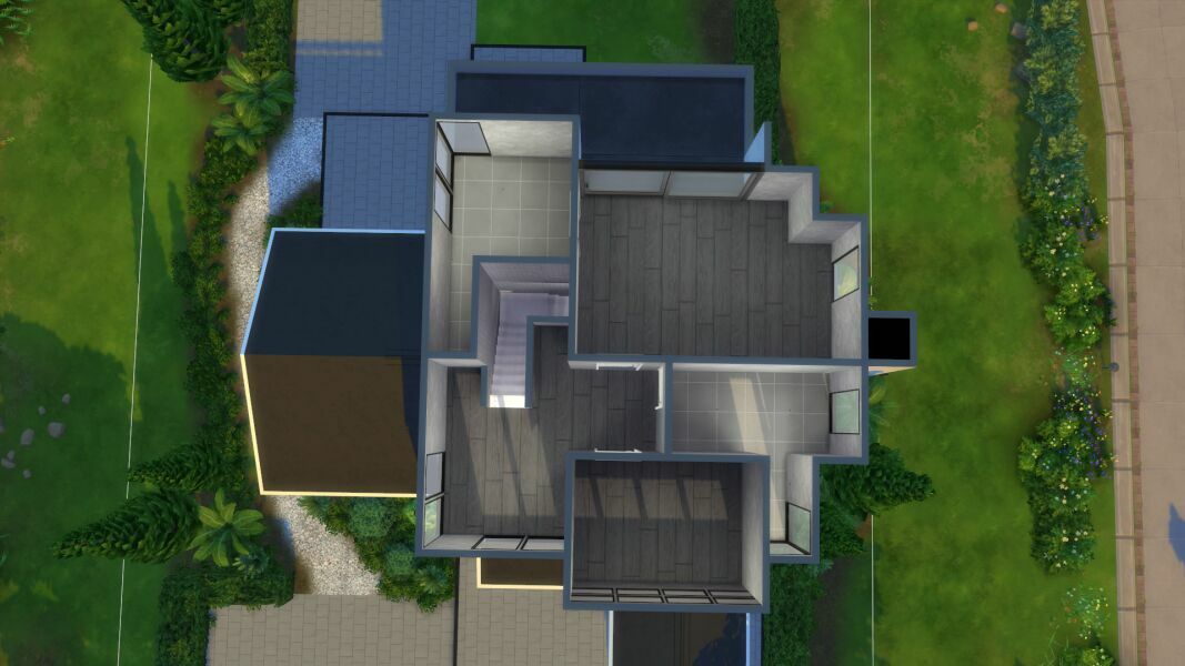 sims 4 cc 24 oak ave home shell 5