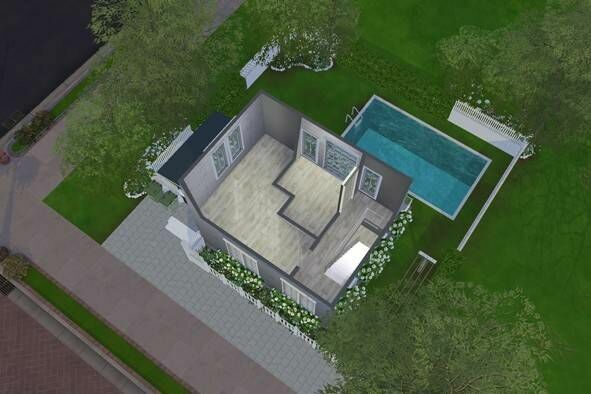 sims 4 cc 47 willow lane shell 4