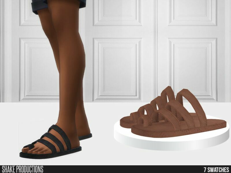 813 – Male Slippers By Shakeproductions Sims 4 CC