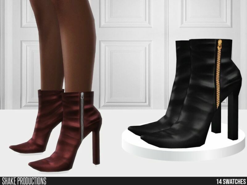 816 – Leather Boots By Shakeproductions Sims 4 CC