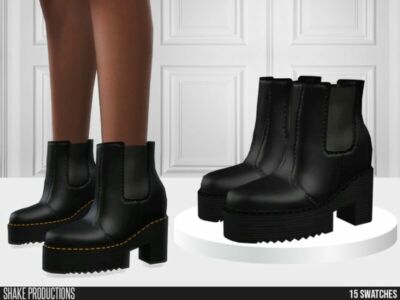 847 – Leather High Heel Boots By Shakeproductions Sims 4 CC