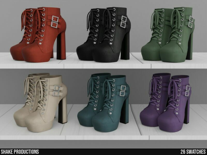 sims 4 cc 957 high heel boots by shakeproductions 2