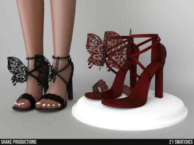 972 – Lace High Heels By Shakeproductions Sims 4 CC