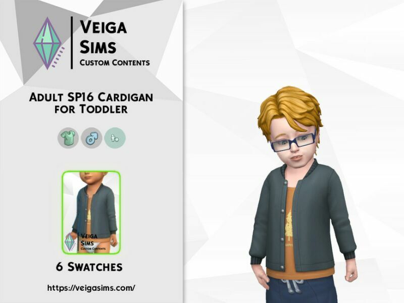 sims 4 cc adult sp16 cardigan for toddler 2