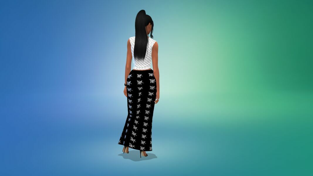 sims 4 cc af dior hq top long skirt set patrons version download by vtk by vtk 10