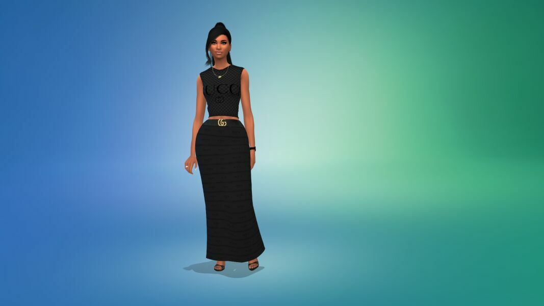 sims 4 cc af dior hq top long skirt set patrons version download by vtk by vtk 11