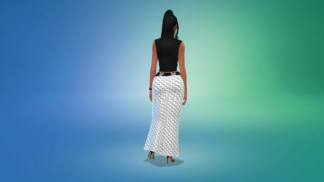 sims 4 cc af dior hq top long skirt set patrons version download by vtk by vtk 3