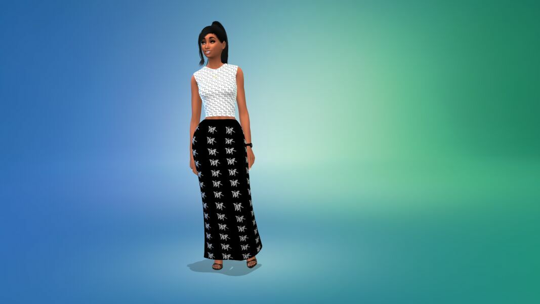 sims 4 cc af dior hq top long skirt set patrons version download by vtk by vtk 9