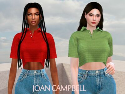 Agnes Crop TOP Sims 4 CC