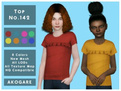 Akogare TOP NO.142 By _Akogare_ Sims 4 CC