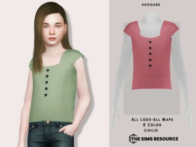 Akogare TOP NO.154 By _Akogare_ Sims 4 CC