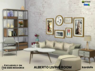 Alberto Living Room By Kardofe Sims 4 CC