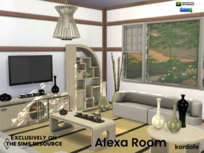 Alexa Room By Kardofe Sims 4 CC