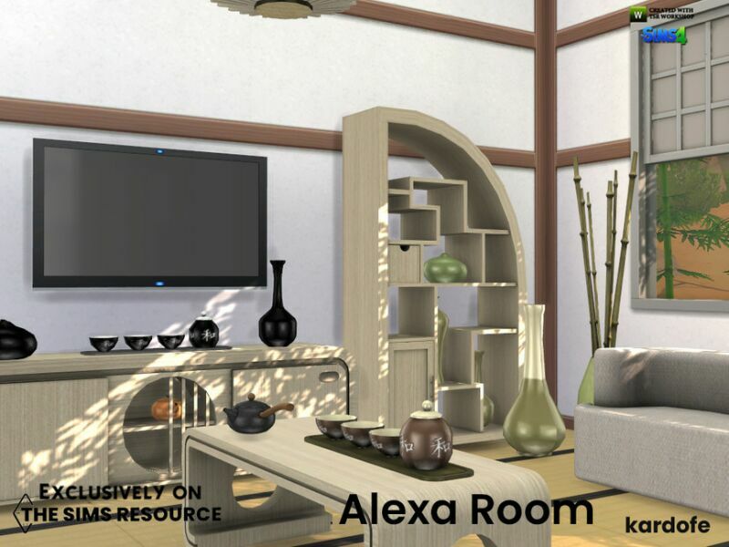 sims 4 cc alexa room by kardofe 2