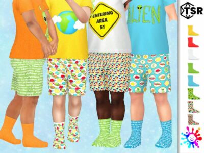 Alien Invasion Socks By Pelineldis Sims 4 CC