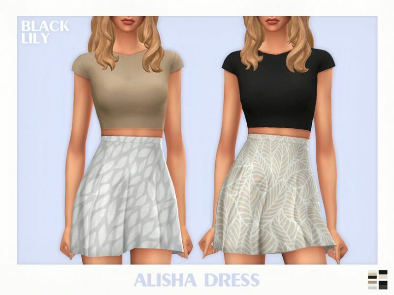 Alisha Dress Sims 4 CC