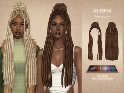 Alisha Hairstyle By Enriques4 Sims 4 CC