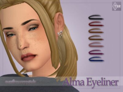 Alma Eyeliner By Sunflowerpetalscc Sims 4 CC