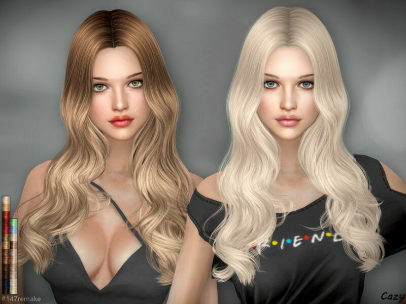 Amanda – Female Hairstyle By Cazy Sims 4 CC