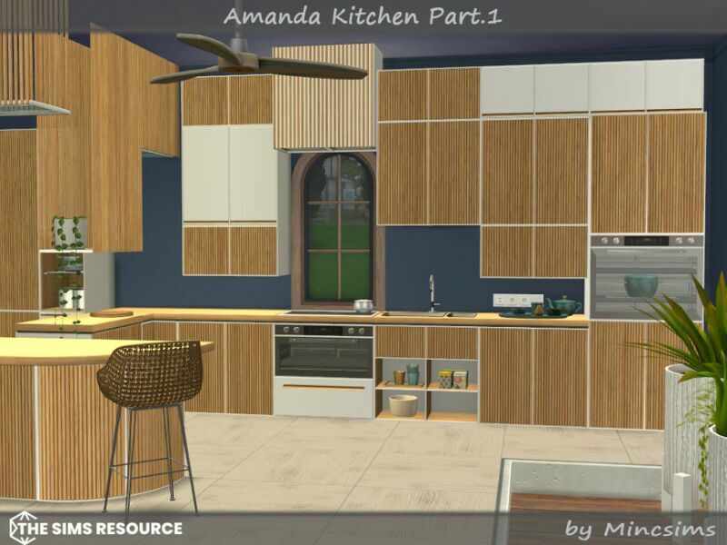 Amanda Kitchen Part.01 By Mincsims Sims 4 CC