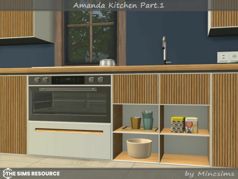 sims 4 cc amanda kitchen part 01 by mincsims 2