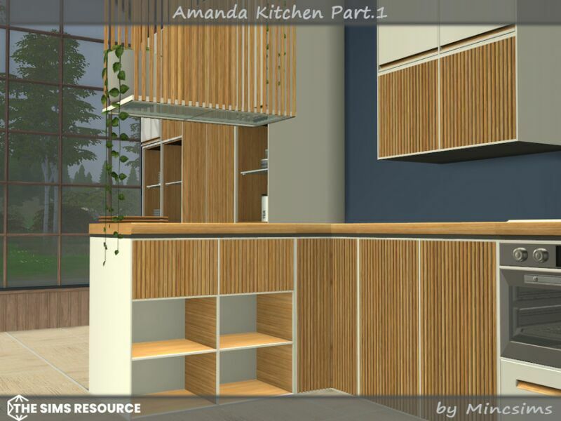 sims 4 cc amanda kitchen part 01 by mincsims 4