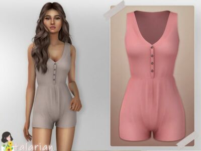 Amara Romper / Sleepwear Sims 4 CC