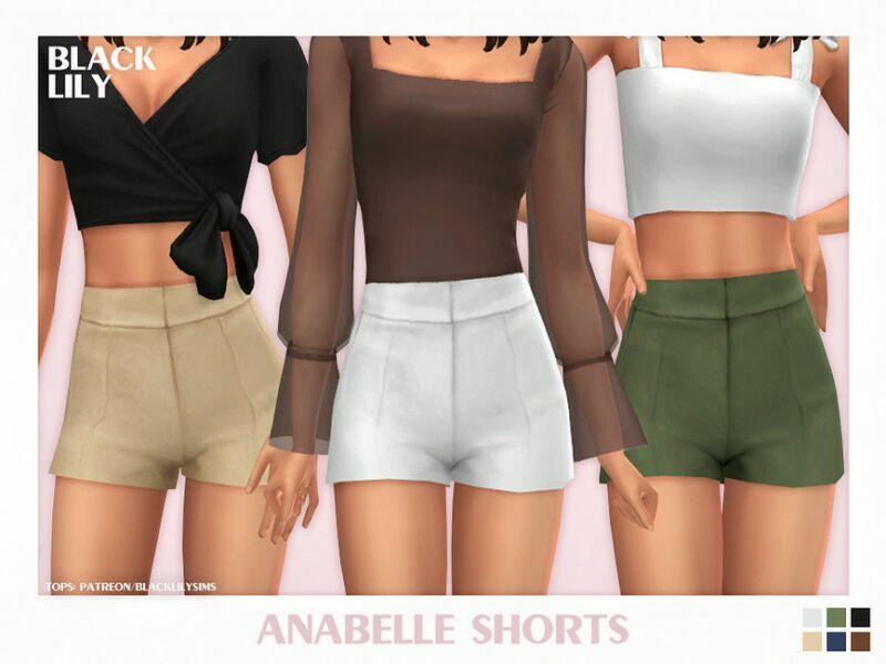 Anabelle Shorts Sims 4 CC