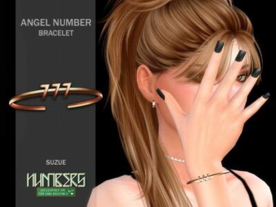 Angel Number Bracelet Sims 4 CC