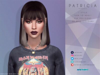 Anto – Patricia (Patreon) By Anto Sims 4 CC