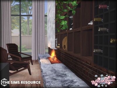 Arcum Fireplace By Arwenkaboom Sims 4 CC